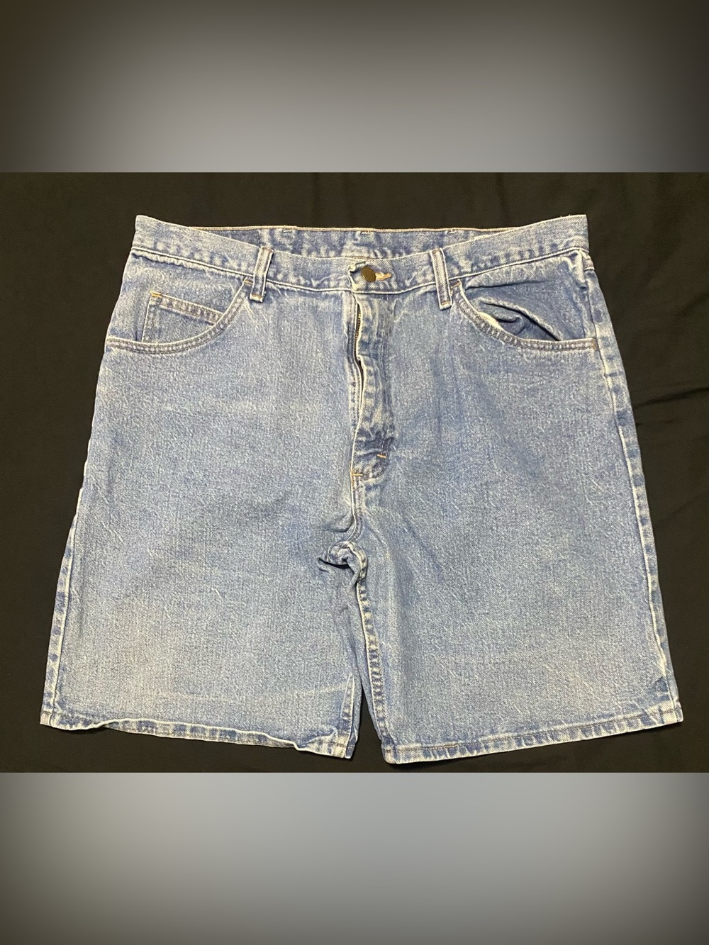 Classic Light Blue Denim Men’s Shorts